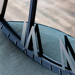 Часы настенные зеркальные с серебряным металлическим циферблатом Mirror Tower Clock варинант исполнения - 4 | Loft Concept в Барнауле