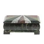 Шкатулка для денег с мозаикой из натуральных камней Stone Casket варинант исполнения - 2 | Loft Concept в Барнауле