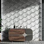 Гипсовая 3D Панель Aura варинант исполнения - 2 | Loft Concept в Барнауле