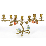 Бронзовый подсвечник на 7 свечей Eden Garden варинант исполнения - 4 | Loft Concept в Барнауле