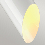 Подвесной светильник белого цвета с вытянутым цилиндрическим плафоном с косым срезом Elstead Lighting варинант исполнения - 5 | Loft Concept в Барнауле