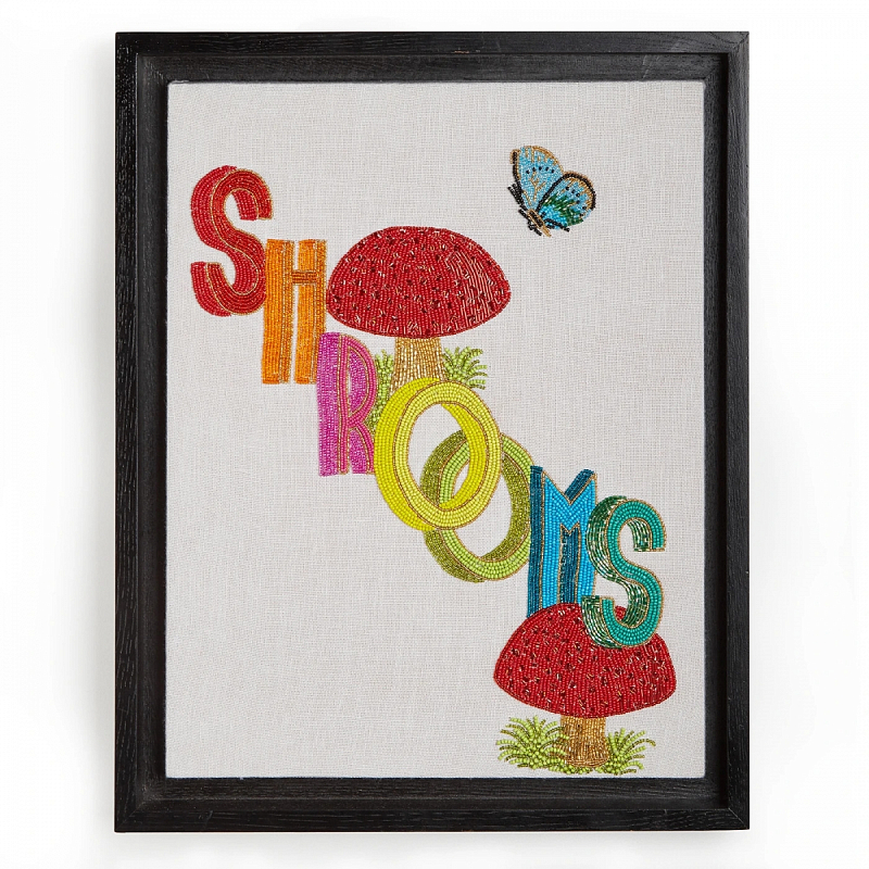 Панно Jonathan Adler Shrooms Beaded Wall Art Мульти Панно Jonathan Adler Shrooms Beaded Wall Art Мульти в Барнауле | Loft Concept