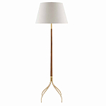 Торшер на изогнутых ножках с конусовидным тканевым абажуром Rotation варинант исполнения - 2 | Loft Concept в Барнауле