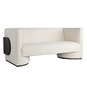 Дизайнерский Двухместный диван Florida Sofa с элегантным деревянным декором