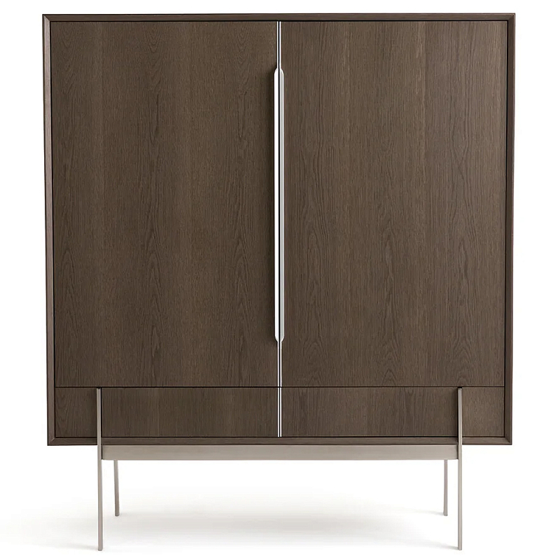Шкаф из серого дуба Sawada Gray Oak Cabinet Коричневый Никель Шкаф из серого дуба Sawada Gray Oak Cabinet Коричневый Никель в Барнауле | Loft Concept