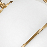 Потолочный светильник с плафоном в форме белого матового шара Hinkley варинант исполнения - 18 | Loft Concept в Барнауле