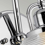 Бра с прозрачным рифленым плафоном в форме колокола Quoizel варинант исполнения - 3 | Loft Concept в Барнауле