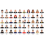 The Lives of 50 Fashion Legends варинант исполнения - 3 | Loft Concept в Барнауле