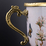 Фарфоровая чаша с бронзовыми элементами Eden Garden варинант исполнения - 5 | Loft Concept в Барнауле