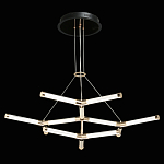 Люстра с геометрической конструкцией из вытянутых цилиндрических плафонов Hex Scaffold  варинант исполнения - 3 | Loft Concept в Барнауле