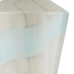 Настольная лампа стеклянная с тканевым абажуром Edges варинант исполнения - 1 | Loft Concept в Барнауле