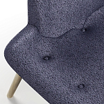 Мебельная ткань Шенилл синий цвет 138 см T4-33 варинант исполнения - 3 | Loft Concept в Барнауле