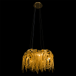 Люстра подвесная круглая с изогнутыми металлическими дугами и ниспадающими цепочками 65 см Atlantis Chain варинант исполнения - 5 | Loft Concept в Барнауле