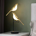 Настольная лампа с 2-мя плафонами в виде птичек Flight of Light варинант исполнения - 1 | Loft Concept в Барнауле