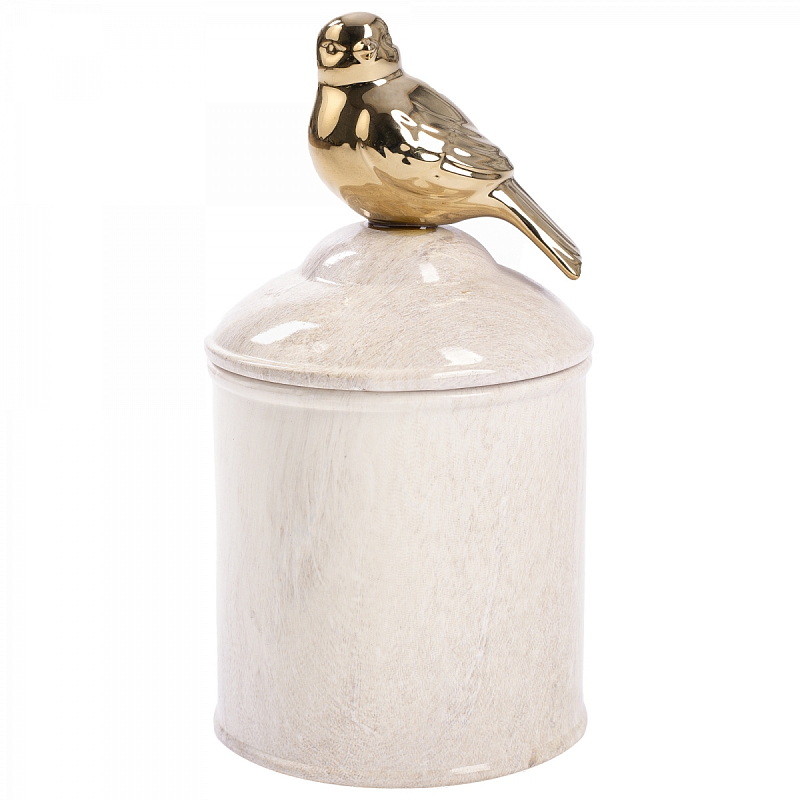 Ваза c крышкой Marble Bird Ваза c крышкой Marble Bird в Барнауле | Loft Concept