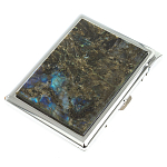 Портсигар на 10 сигарет с газовой зажигалкой из натурального камня Лабрадор Stone Cigarettes Cases варинант исполнения - 1 | Loft Concept в Барнауле