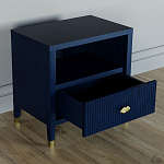 Прикроватная тумбочка с полкой Elsa Dreams Blue варинант исполнения - 2 | Loft Concept в Барнауле