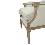 Кресло William Classical Armchair beige flax варинант исполнения - 4 | Loft Concept в Барнауле