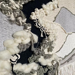 Панно ручная работа Черно-Белый Природный Орнамент  варинант исполнения - 3 | Loft Concept в Барнауле