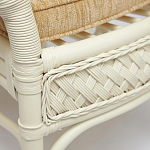 Комплект обеденный из ротанга Eloise grand white варинант исполнения - 11 | Loft Concept в Барнауле