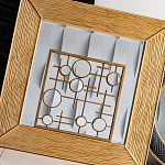 Зеркало квадратное в фактурной раме Pattern варинант исполнения - 5 | Loft Concept в Барнауле