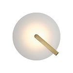 Потолочный светильник в форме плоского диска из белого матового стекла Eurofase варинант исполнения - 2 | Loft Concept в Барнауле