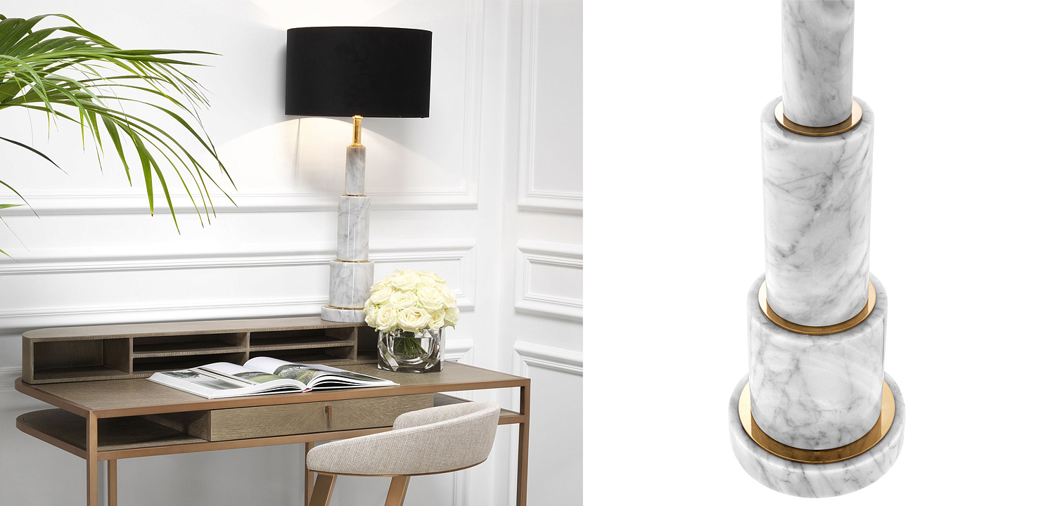Настольная лампа Eichholtz Table Lamp Dax Настольная лампа Eichholtz Table Lamp Dax - Loft-Concept в Барнауле