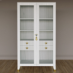 Дизайнерский шкаф витрина Elsa Dreams White с 4-мя ящиками варинант исполнения - 1 | Loft Concept в Барнауле