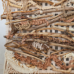 Большая Абстрактное Панно из веток и нитей Dryad Wall Art варинант исполнения - 5 | Loft Concept в Барнауле