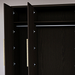 Большой Шкаф Primo Темный орех с 3 дверьми и 3 выдвижными ящиками варинант исполнения - 8 | Loft Concept в Барнауле