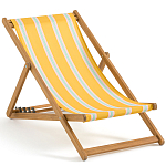 Шезлонг из акации и ткани Argentina варинант исполнения - 3 | Loft Concept в Барнауле