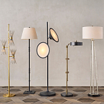 Торшер с абажурами из тонких металлических палочек Wild Thorns варинант исполнения - 3 | Loft Concept в Барнауле