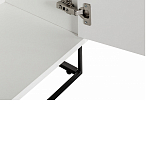 Стеллаж книжный белый с 3-мя открытыми полками и дверкой Strict Lines варинант исполнения - 4 | Loft Concept в Барнауле