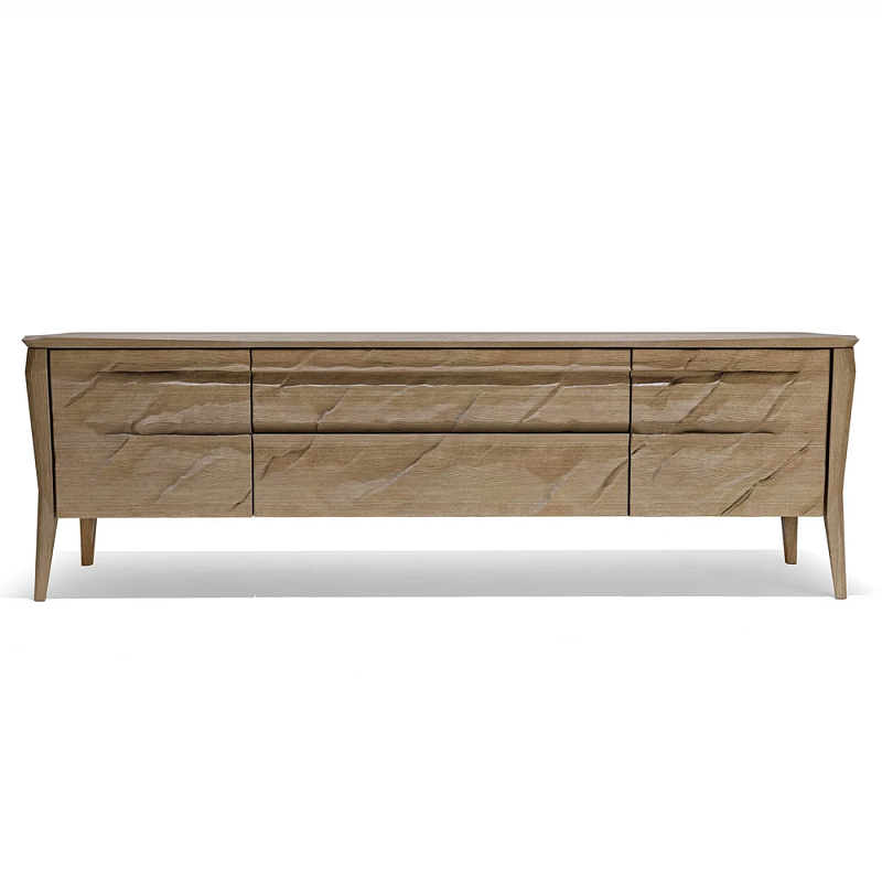 ТВ тумба 2 двери и 2 выдвижных ящика Tasteful Furniture Венге Светлый дуб ТВ тумба 2 двери и 2 выдвижных ящика Tasteful Furniture Венге Светлый дуб в Барнауле | Loft Concept