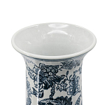 Ваза с классическим узором шинуазри синего цвета Blue & White Ornament  варинант исполнения - 2 | Loft Concept в Барнауле