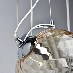 Люстра каскадная с 9-ю разноцветными стеклянными плафонами Kaleido варинант исполнения - 8 | Loft Concept в Барнауле