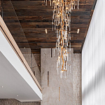 Люстра большая с прозрачными подвесками в форме капель Droplet Chandelier варинант исполнения - 2 | Loft Concept в Барнауле