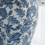 Ваза с крышкой и бело-синим цветочным узором Blue & White Ornament  варинант исполнения - 6 | Loft Concept в Барнауле