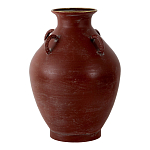 Ваза бордовая с 4-мя фактурными ручками Vase Burgundy Glaze варинант исполнения - 1 | Loft Concept в Барнауле