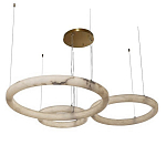 Люстра с 3-мя кольцами из натурального камня Minerals of Light варинант исполнения - 5 | Loft Concept в Барнауле