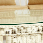 Комплект уличной мебели из ротанга Clara белый варинант исполнения - 11 | Loft Concept в Барнауле