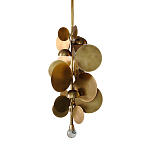 Люстра креативная из дисков цвета латунь Constellation Light and Style варинант исполнения - 1 | Loft Concept в Барнауле