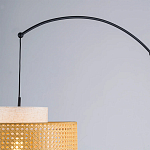 Торшер с декоративным поясом из плетеного бамбука Biuloggicu варинант исполнения - 3 | Loft Concept в Барнауле