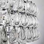 Люстра с хрустальными подвесками в виде капель Antoine Crystal Drops Chrome Chandelier 16 варинант исполнения - 3 | Loft Concept в Барнауле