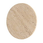 Бра с круглым плафоном из травертина Shaw Marble Lighting варинант исполнения - 4 | Loft Concept в Барнауле