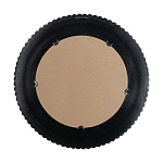 Зеркало круглое с текстурированным дизайном рамы Helios варинант исполнения - 3 | Loft Concept в Барнауле