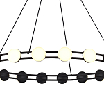 Люстра кольцевая с круглыми светодиодными источниками света Maxine Light варинант исполнения - 5 | Loft Concept в Барнауле