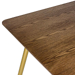 Обеденный стол на металлических ножках Casey Brass Dining Table варинант исполнения - 5 | Loft Concept в Барнауле