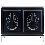 Черный комод в стиле арт-деко Luciano варинант исполнения - 1 | Loft Concept в Барнауле