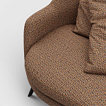 Мебельная ткань Шенилл терракотовый цвет 142 см T4-58 варинант исполнения - 4 | Loft Concept в Барнауле